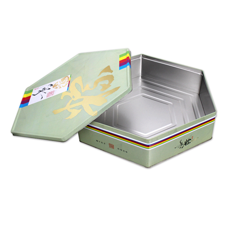 irregular big metal tins